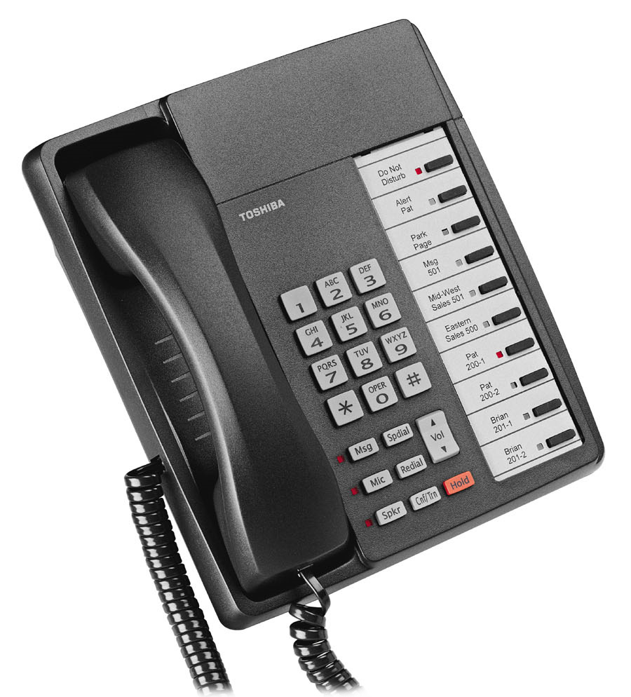 Toshiba Strata DKT2010F-H-C Digital Telephone - Charcoal - Refurbished