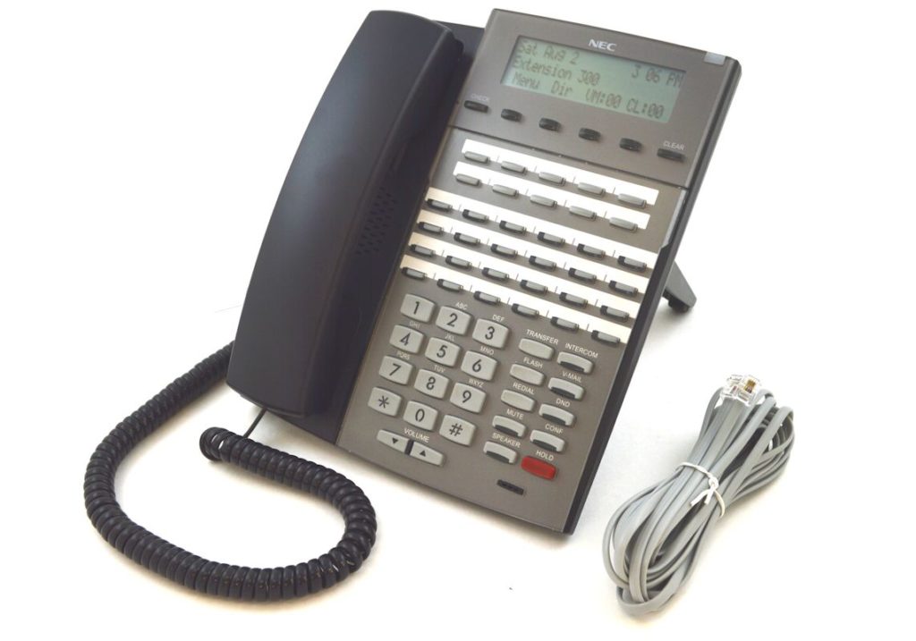 thumbnail image 2 of NEC DSX 34-Button Black Digital Backlit Display Speakerphone 2 of 13