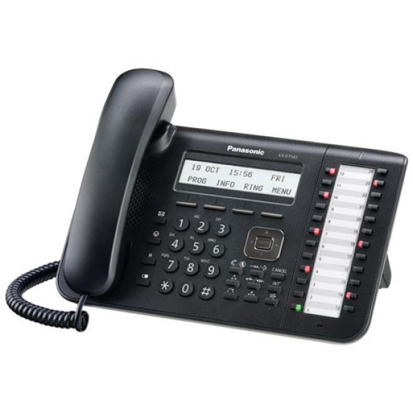 Panasonic - KX-DT543B  24 Button Black Display Speakerphone