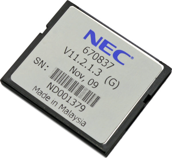 NEC SV8100 UM8000 (Full) 550- Hour CompactFlash (8G) (670837) Refurbished