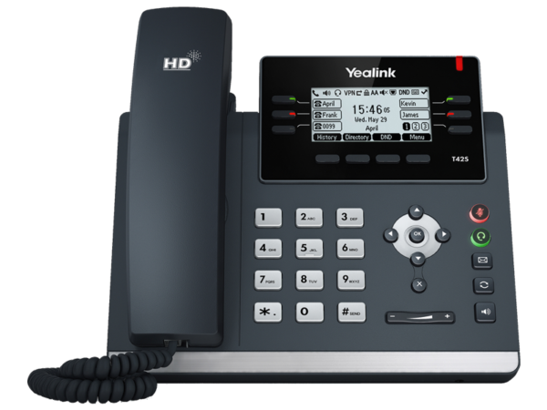 Yealink SIP-T42S Enterprise HD VOIP Phone (SIP-T42S) New