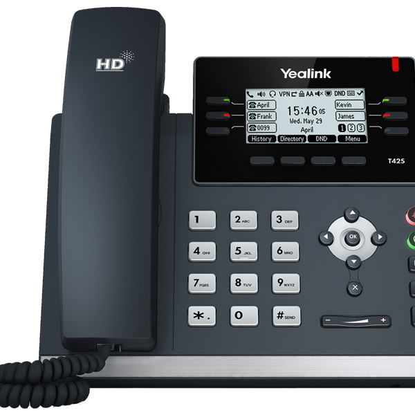 Yealink SIP-T42G Enterprise HD VOIP Phone (SIP-T42G)