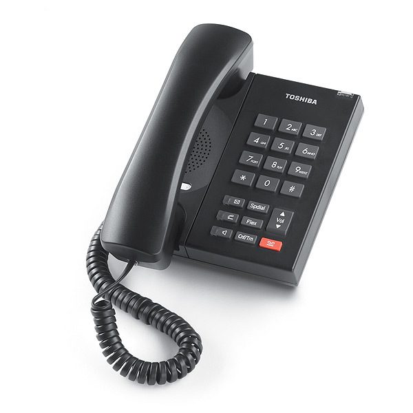 Toshiba - DP5008 Digital Single Line Telephone (Charcoal)